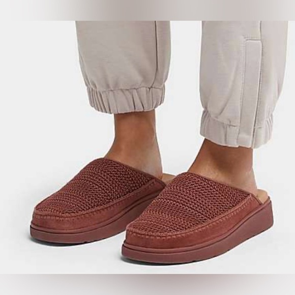 Fitflop GEN-FF E01 Crochet Mules Size 6 Runs Large - Picture 1 of 10